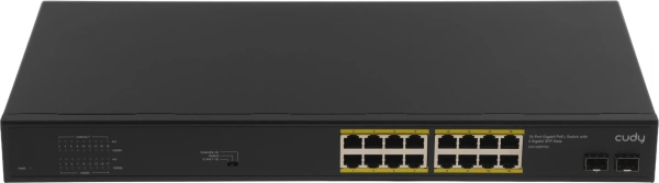 Коммутатор Cudy GS1020PS2 16x1Гбит/с 2SFP 16PoE+ неуправляемый