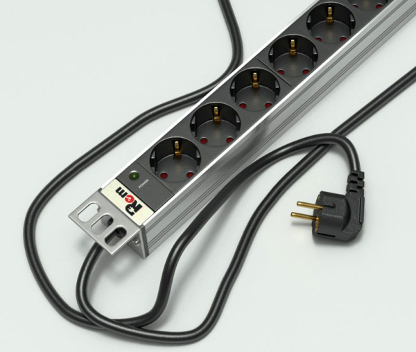 Блок распределения питания Rem R-16-9S-I-440-1.8 гор.размещ. 9xSchuko базовые 16A Schuko 1.8м