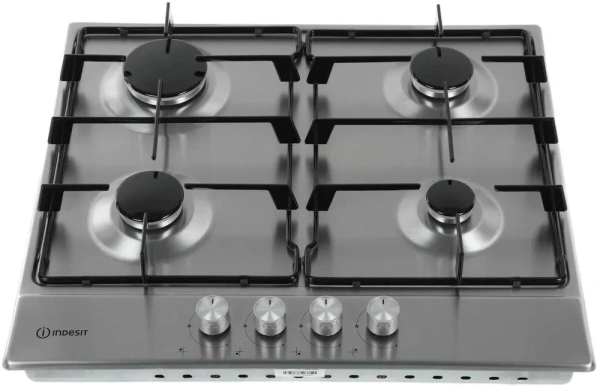 Газовая варочная поверхность Indesit THPM 641 W/IX/I нержавеющая сталь
