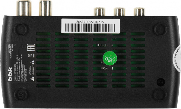 Ресивер DVB-T2 BBK SMP028HDT2 черный