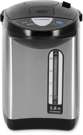 Термопот Starwind STP3822 3.8л. 800Вт черный/серебристый