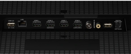 Телевизор QLED TCL 85" 85C855 черный 4K Ultra HD 120Hz DVB-T DVB-T2 DVB-C DVB-S DVB-S2 USB WiFi Smart TV