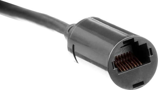 Патч-корд Lanmaster LAN-PCEXT/U5E-5.0-BK UTP RJ-45 мод.-вилка RJ-45 кат.5E 5м серый LSZH (уп.:1шт)