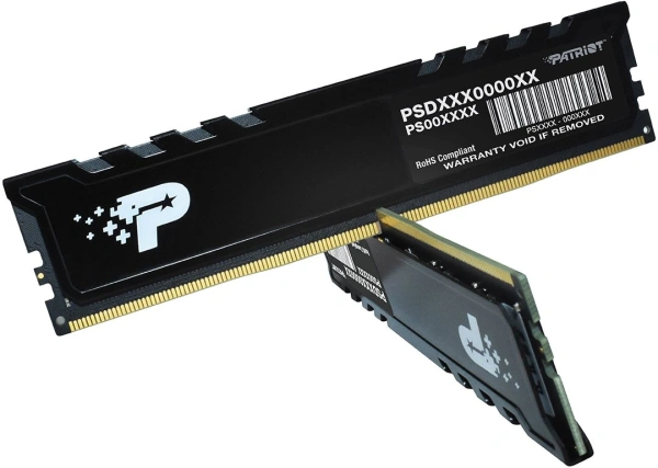 Память DDR5 2x8GB 4800MHz Patriot PSP516G4800KH1 Signature Premium RTL PC5-38400 CL40 DIMM 288-pin 1