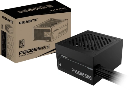 Блок питания Gigabyte ATX 650W GP-P650SS 80+ silver (20+4pin) APFC 120mm fan 5xSATA RTL