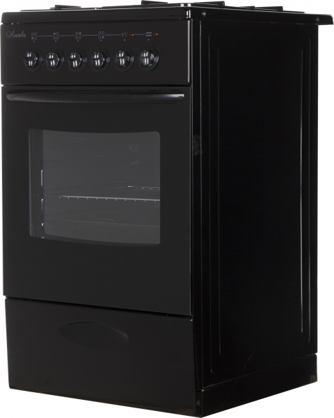 Плита Комбинированная Лысьва ЭГ 401 МС-2у черный (без крышки) реш.сталь