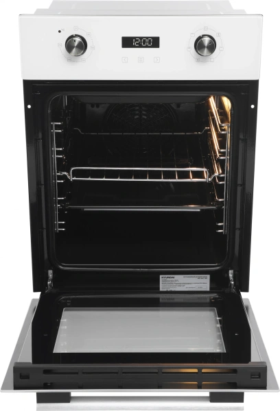 Духовой шкаф Электрический Hyundai HEO 45411 WG белый стекло