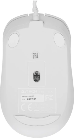 Мышь A4Tech Fstyler FM12S белый оптическая (1200dpi) silent USB (3but)