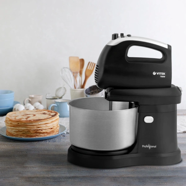 Миксер стационарный Vitek VT-1417 700Вт стальной