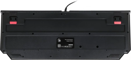 Клавиатура A4Tech Bloody B120N черный USB Multimedia for gamer LED (подставка для запястий) (B120N)