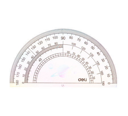 Набор линеек Deli EH652 пластик дл.15см ассорти компл.:лин 15см/2 угольн/трансп пластиковый пакет с европодв.