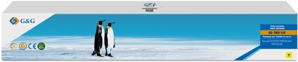 Картридж лазерный G&G GG-TK8115Y желтый (6000стр.) для Kyocera Mita Ecosys M8124cidn/M8130cidn