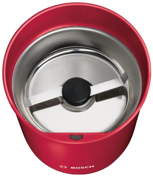 Кофемолка Bosch TSM6A014R 180Вт сист.помол.:ротац.нож вместим.:75гр красный