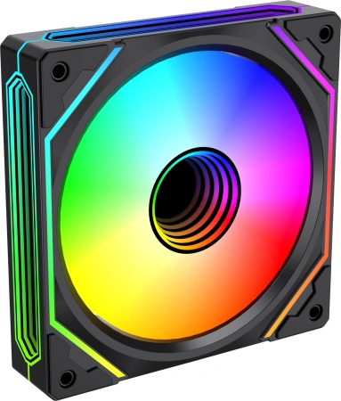 Вентилятор для корпуса Bloody BD-CF120ARGB5 ARGB 120х120x25 черный 4-pin 26дБ (BD-CF120ARGB5-BK) Ret