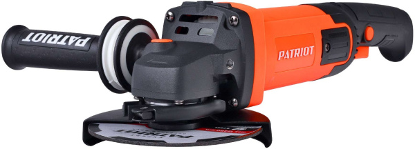 Углошлифовальная машина Patriot AG 128E 1300Вт 11000об/мин рез.шпин.:M14 d=125мм (110301129)