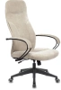 Кресло руководителя Бюрократ CH-608Fabric песочный Light-21 крестов. пластик