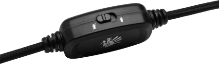 Наушники с микрофоном A4Tech Bloody G260p белый/черный 2м мониторные USB (G260P)