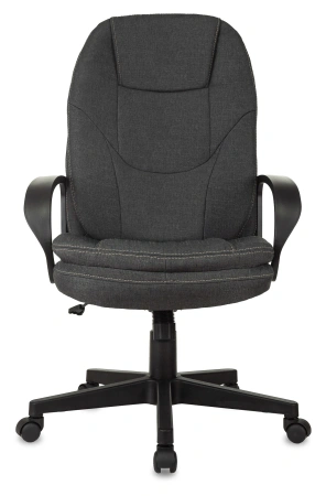 Кресло руководителя Бюрократ CH-868LT Fabric серый 38-417 крестов. пластик