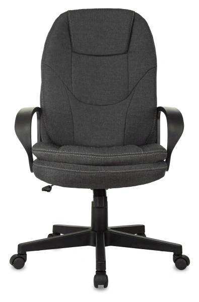 Кресло руководителя Бюрократ CH-868LT Fabric серый 38-417 крестов. пластик