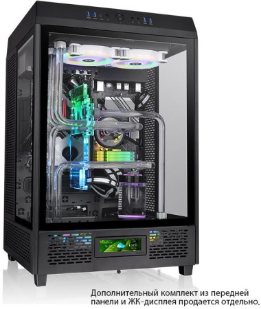 Корпус Thermaltake The Tower 500 черный без БП ATX 11x120mm 5x140mm 4xUSB3.0 audio bott PSU