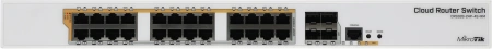 Коммутатор MikroTik CRS328-24P-4S+RM 24G 4SFP+ 24PoE+ 450W управляемый