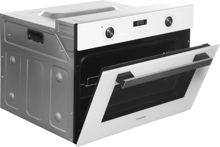 Духовой шкаф Электрический Hyundai HEO 64512 WG стекло белое