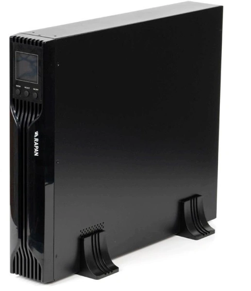 Источник бесперебойного питания Бастион RAPAN-UPS 1000-RACK-IN-2X9 700Вт 1000ВА черный