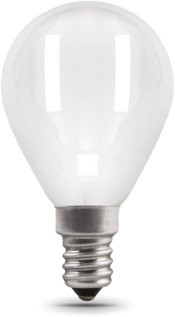 Лампа светодиодная Gauss Filament 5Вт цок.:E14 шар 220B 4100K св.свеч.бел.нейт. (упак.:1шт) (105201205)