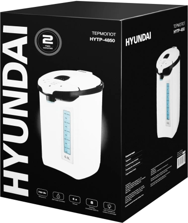 Термопот Hyundai HYTP-4850 6л. 750Вт белый/черный