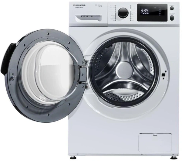 Стиральная машина Maunfeld MFWM1586WH класс: A загр.фронтальная макс.:8кг (с сушкой) белый инвертер