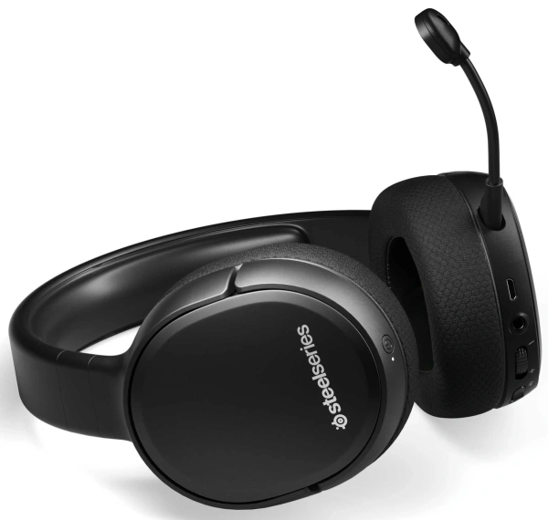Наушники с микрофоном Steelseries Arctis 1 черный мониторные Radio оголовье (61512)