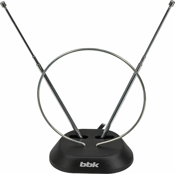 Антенна телевизионная BBK DA01 3дБ пассивная черный