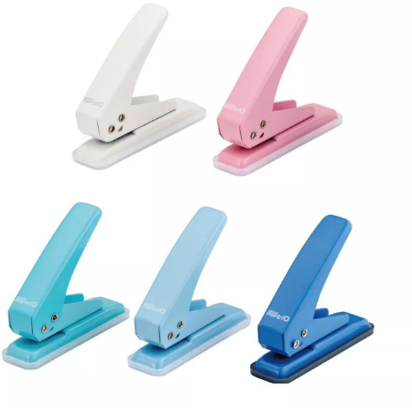 Дырокол Kw-Trio 09190WHITE макс.:20лист. металл белый отв.:1