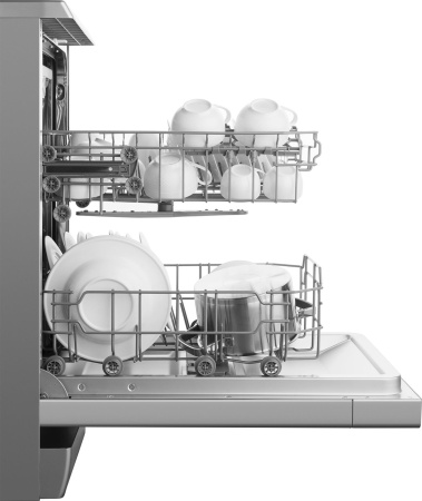 Посудомоечная машина Weissgauff DW 4015 серебристый (узкая)