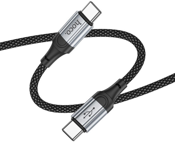 Кабель Hoco X102 Fresh Type-C to Type-C USB Type-C-USB Type-C 1м черный коробка