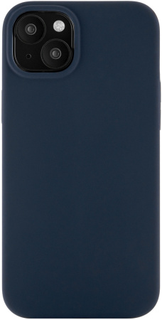 Чехол (клип-кейс) uBear для Apple iPhone 15 Plus Touch Mag Case with MagSafe т.синий (CS271DB67TH-I2