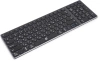 Клавиатура Оклик K767W черный/серебристый USB беспроводная BT/Radio slim Multimedia (2002135)