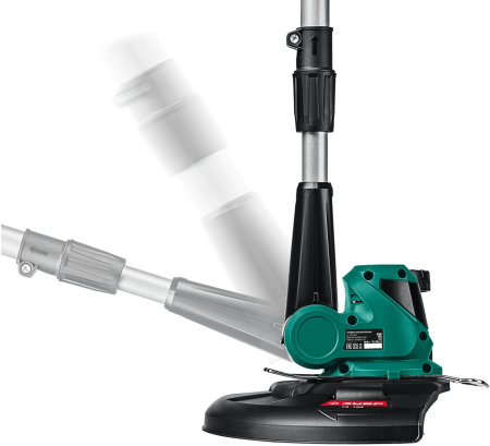 Триммер электрический Зубр ТА-185 аккум. 18Вт неразбор.штан. реж.эл.:леска