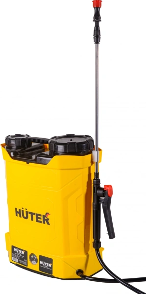 Опрыскиватель Huter SP SP-10AC аккум. ранц. 10л желтый/черный (70/13/52)