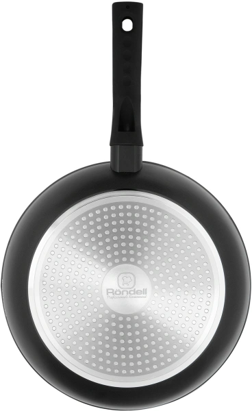 Сковорода Rondell Buffalo RDA-1482 круглая 26см покрытие: Xylan Plus ручка несъемная (без крышки) черный