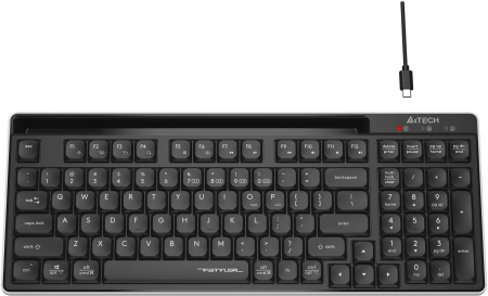 Клавиатура A4Tech Fstyler FBX70C черный USB беспроводная BT/Radio slim Multimedia (FBX70C)