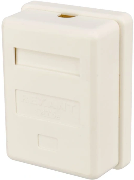 Розетка Rexant 03-0121 комп.RJ45 1 кат.5E UTP бел.