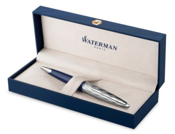 Ручка шариков. Waterman Carene L`Essence du Bleu (CW2166425) LaqBlue CT M син. черн. подар.кор.