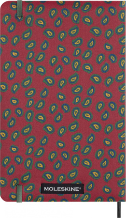 Блокнот Moleskine LE PRESCIOUS & ETHICAL SILK 130х210мм 240стр. линейка подар.кор. бордовый