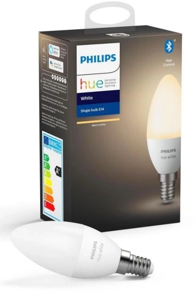 Умная лампа Philips Hue Single Bulb E14 5.5Вт 470lm (упак.:1шт) (929002039903)