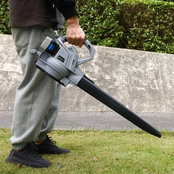 Воздуходувка-пылесос Deko DKBL22 20Вт пит.:от аккум. желтый/черный