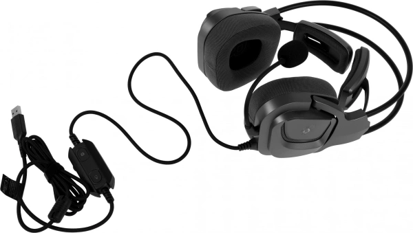 Наушники с микрофоном A4Tech Bloody G575 Pro серый 2м мониторные USB оголовье (G575 PRO)