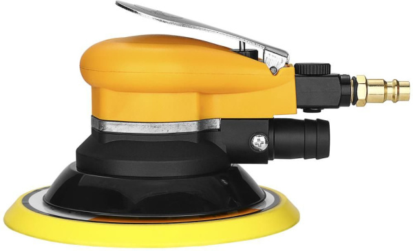 Шлифмашина орбитальная Deko DKOS150 d=150мм желтый/черный