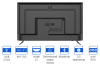 Телевизор LED Kivi 55" 55U740NB Android TV черный 4K Ultra HD 60Hz DVB-T DVB-T2 DVB-C USB WiFi Smart TV