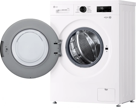 Стиральная машина LG F2Y1WS6W класс: A загр.фронтальная макс.:6.5кг белый инвертер